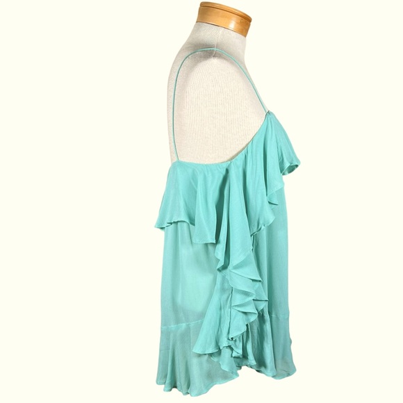 Free People Intimately Ruffled Cami With Spaghetti Straps Oversized S NWT - Picture 3 of 12